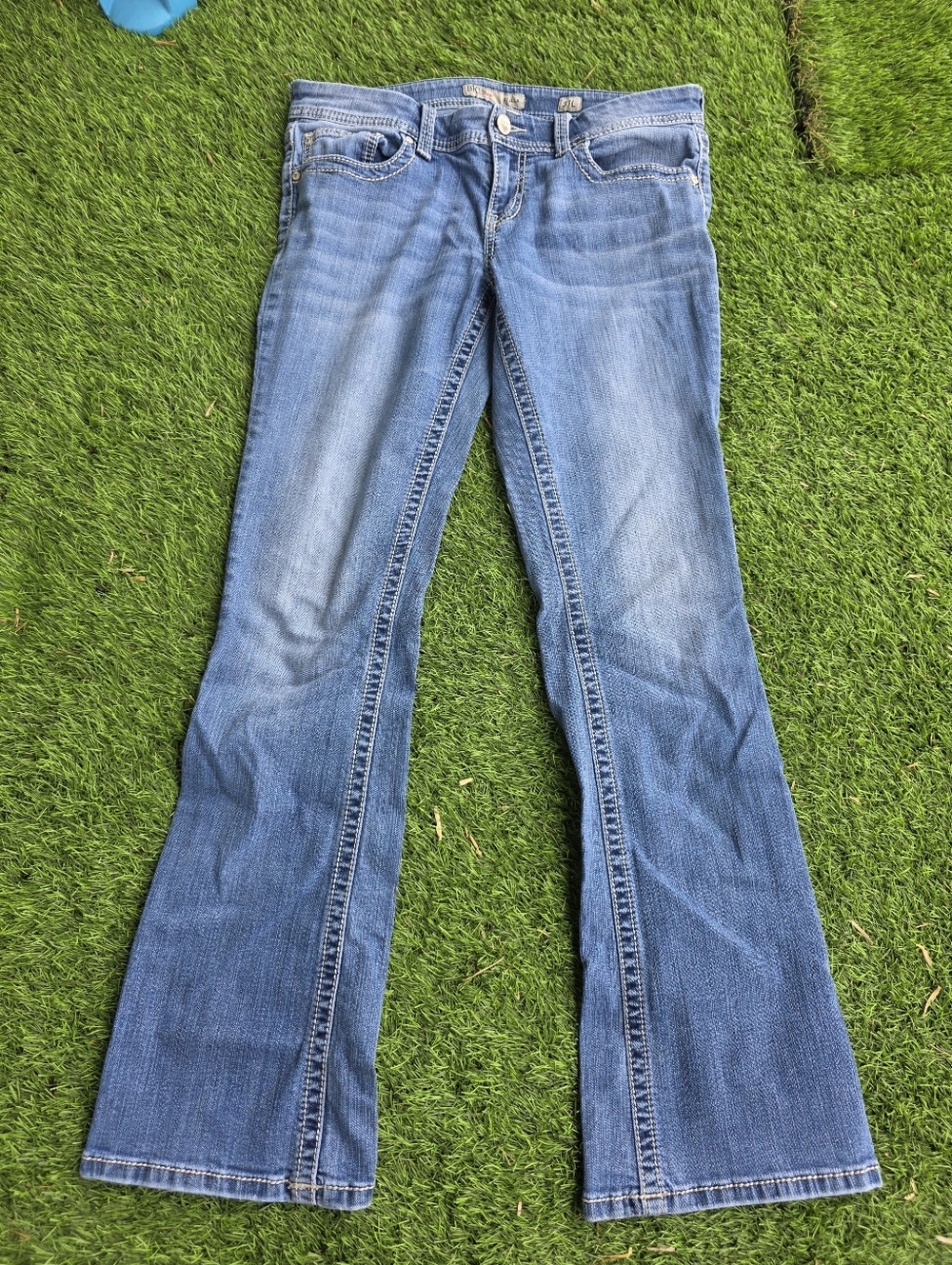 Stella - Women’s Blue Flared Jeans